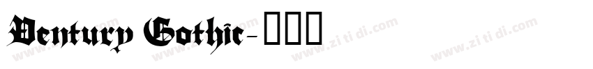 Uentury Gothic字体转换